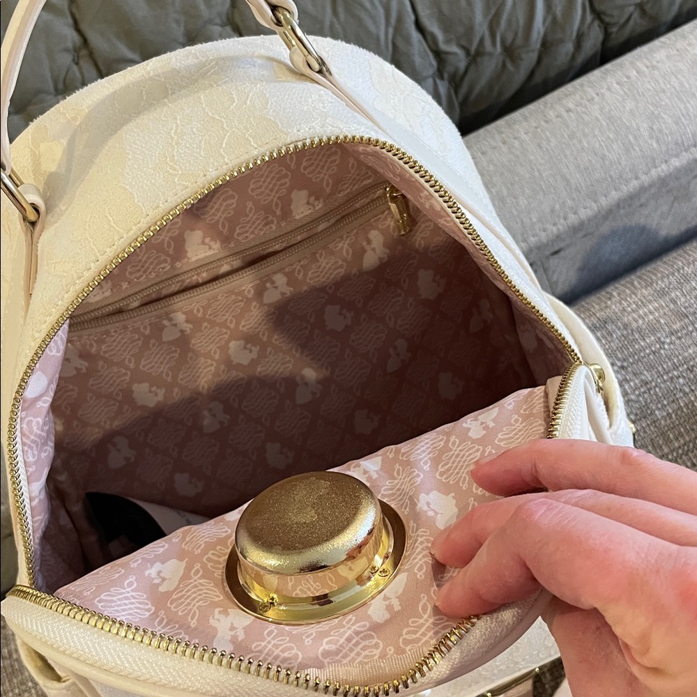 Disney Loungefly Beauty And The Beast Backpack - image 5